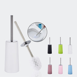 Bathroom Cleaning Brush Creative Handle Toilet Brush Stainless Steel Toilet Cleaning Scraper