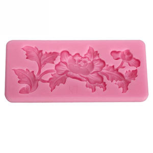 Carving Silicone Fondant Mold Cake Decorating Mould Gum Paste Sugarpaste Mold FDA LFGB