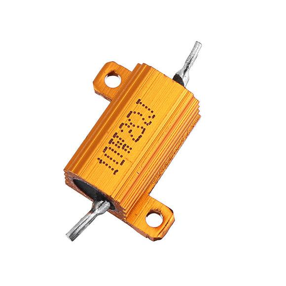 RX24 10W 2R 2RJ Wire Wound Resistor Metal Shell Aluminium Golden Resistor