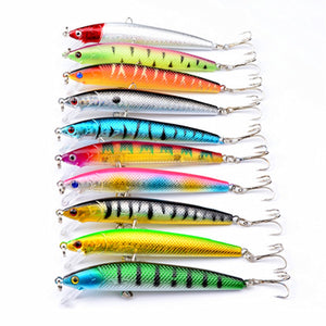 ZANLURE 1pc 10CM 8.5G Minnow Fishing Lure Crankbaits Hook Bass Crankbaits Tackle