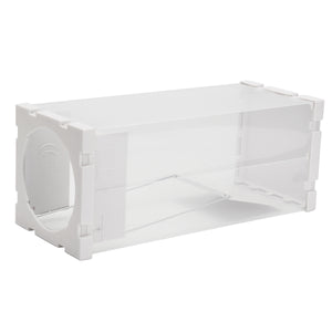 White Humane Rat Trap Cage Catch Live Animal Pest Rodent Mice Mouse Control Bait Catcher