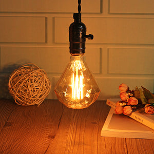 E27 40W G95 Warm White Diamond Retro Edison Light Bulb AC220-240V