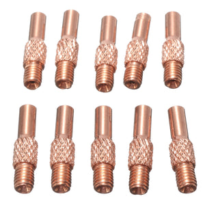 10pcs Welding Gun Contact Tips 0.8mm For MIG Spool Gun Push Pull Feeder Torch