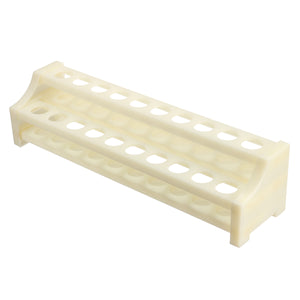 White Plastic Centrifuge Test Tube Rack 20 Holes Laboratory for 15mm Tubes