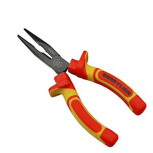 BERRYLION 6Inch 8Inch  Insulated Long Nose Pliers 1000V High Voltage Electrician Crimping Tool