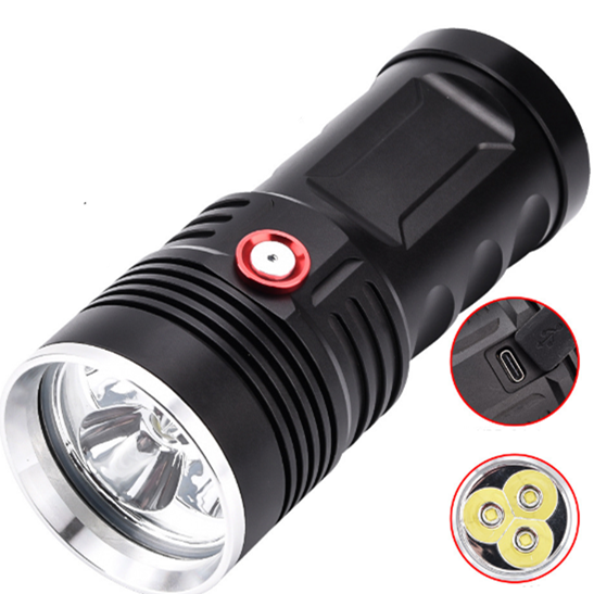 XANES P50 3X XHP50 5800LM Type-C Rechargeable LED Flashlight-Waterproof LED Torch