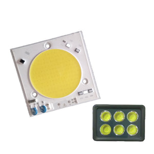 AC180-260V 30W 40W 50W COB LED Chip Light Smart IC Diode for DIY Floodlight Spotlight