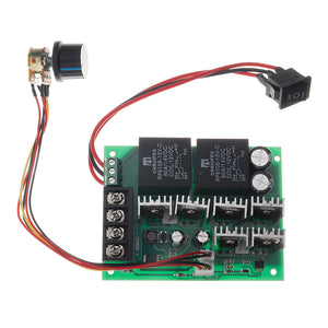 DC 10-50V 12/24/48V 60A PWM DC Motor Speed Controller CW CCW Reversible Switch Module