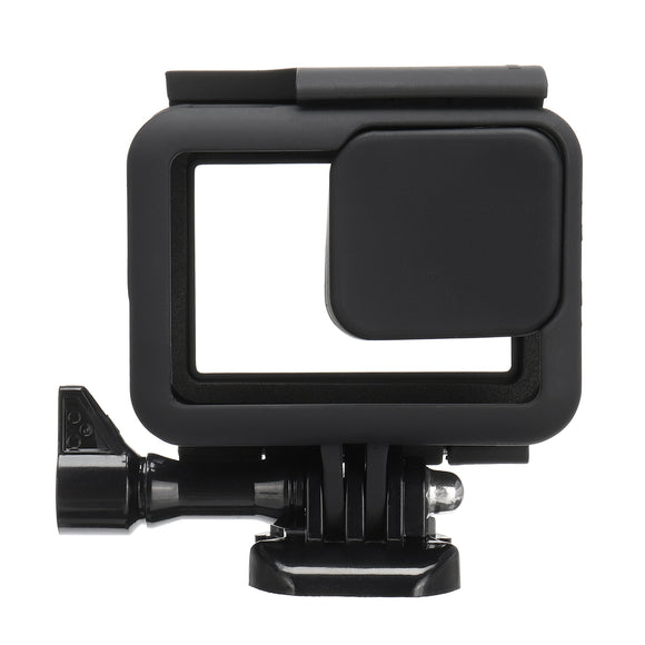 Protective Frame Border Housing Case Mount Soft Lens Cap For GoPro Hero 5 6 7 Black Action Camera