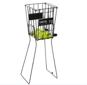 Tennis Ball Pick Up Basket With Wheels Automatic Ball-Picking Hopper