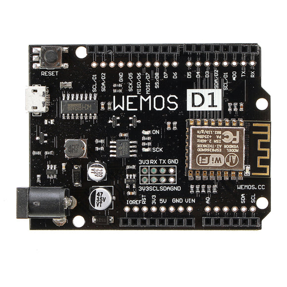 WeMos D1 R2 V2.1.0 WiFi Uno Based ESP8266 For Arduino Nodemcu Compatible