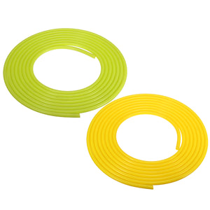 5m Length Silicone Vacuum Hose Tube Pipe Tubing Yellow Green 4mm ID 8mm OD