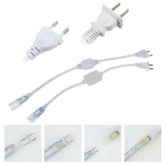 LED Strip Accessory Special US/EU Plug For 5050 Strip Light AC 220V