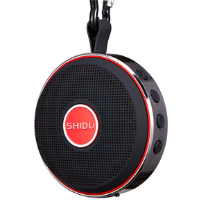 SHIDU T1 Waterproof Portable Buckle TF Card Hands-free Wireless Bluetooth 4.0 Speakers With Mic