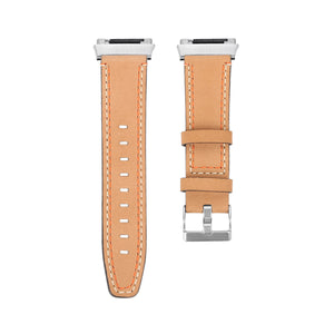 Leather Watch Band Replacement Wrist Strap for Fitbit ionic Smart Watch