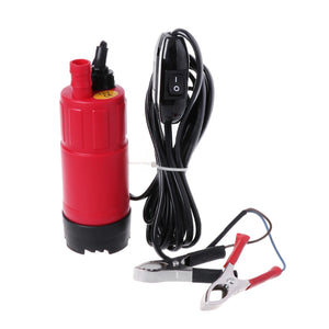 Mini Plastic Diesel Submersible Pump Electric Bilge Oil Fuel Extractor 12V/24V