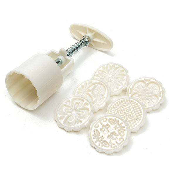 Creative 6 Styles Moon Cake Pastries Sugarcraft Baking Mold Fondant Cutter Decoration Tool