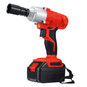 128VF/188VF Electric Wrench 350Nm High Torque Impact Wrench Cordless 1/2 Batteries 1 Charger