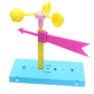 Wind Vane Wind Direction Physics Experiment DIY Science Educational Toys Kit