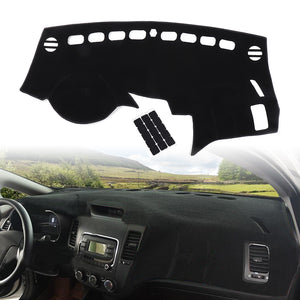 Felt Fabric Car Dash Mat Dashboard Sun Cover Pad for KIA CERATO Forte 2015-2017