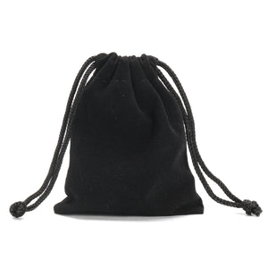 Multi-used Storage Bags Polyhedral Dices Black Velvet Jewelry Pouches for Electronic Gadgets