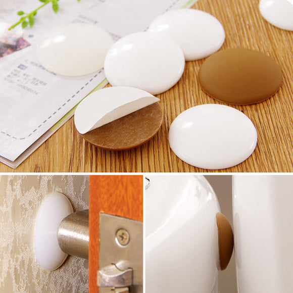 Crash Cushions Mute Rubber Door Wall Thickening Round Doorknob Protective Pad Anti-collision Crash