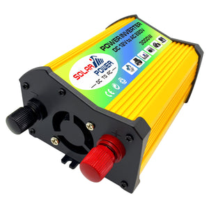 3000W Converter Power Inverter DC 12V to AC 220V Boat Car Inverter USB Charger