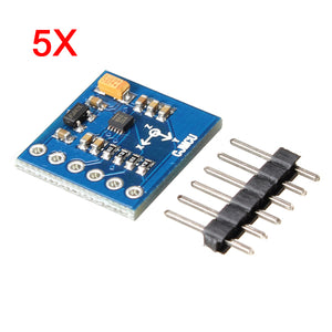 5Pcs MAG3110 3-Axis Digital Earth Magnetic Field Geomagnetic Sensor Module IC Interface For Arduino