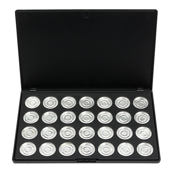 28 Piece Refilled Empty Eyeshadow Aluminum Palette Eye shadow Box Case