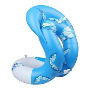 IPRee Swimming Ring Thicker Double Balloon Adult Children Kids Swim Self-learning Environmental PVC