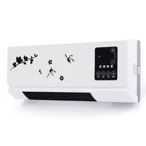 2000W Wall Mounted/Desktop Heater Air Conditioner Dehumidifier Clothes Dryer with Remote Control