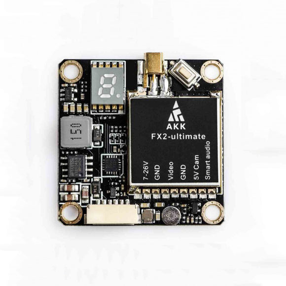 AKK FX2 Ultimate Internation Version 5.8GHz 40CH 25mW/200mW/600mW/1000mW Switchable FPV Transmitter