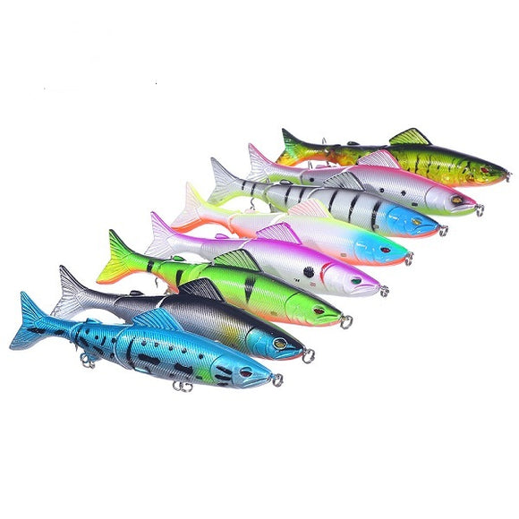 Proberos 8 PCS 12.7cm Minnow Bait Fishing Lure Bait With Fishing Tackles