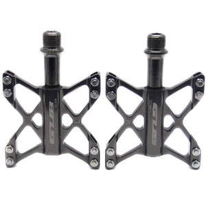 GUB GC009 Ultralight MTB BMX Mountain Pedals 3 Bearings Platform Pedals CNC AL6061+ Cr-Mo Axis 240g