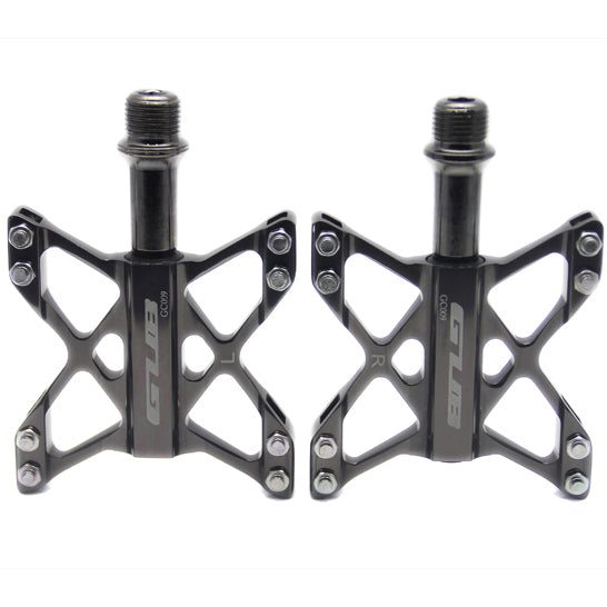 GUB GC009 Ultralight MTB BMX Mountain Pedals 3 Bearings Platform Pedals CNC AL6061+ Cr-Mo Axis 240g