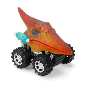 Dinosaur Modell Mini Toy Car Tillbaka till bilen Barnleksaker Boy Gift