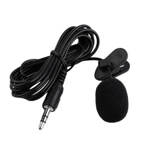 Universal 3.5mm Jack Mini Clip-on Lapel Lavalier Microphone Mic Speech Hands-free