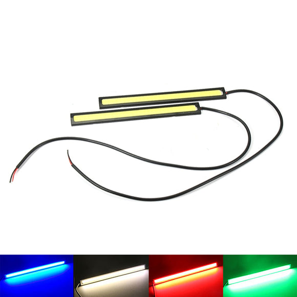 Waterproof Motorcycle LED Daytime Running Lights Strip Handlebar Wind Shield Decoration