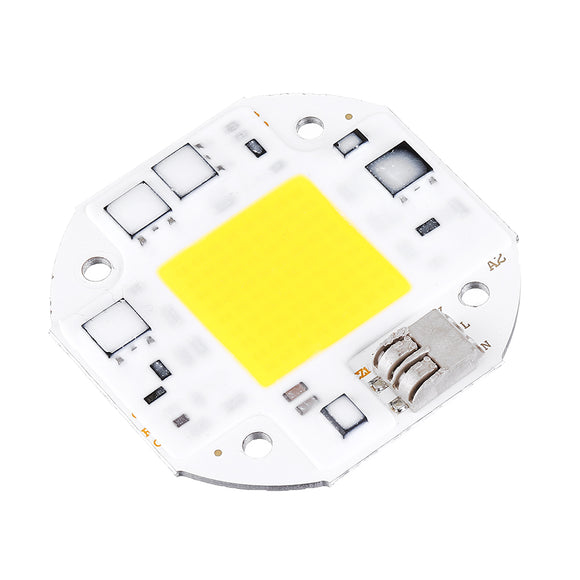 LUSTREON 50W LED COB Bead Light DIY Lamp Chip for Floodlight AC100-260V