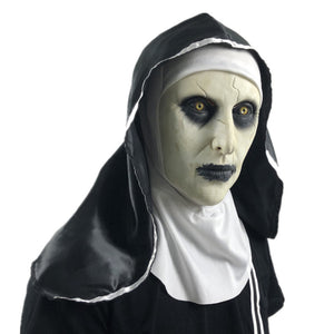 Horror Mask Halloween Nun Cosplay Unheimlich Vollkopfmaske Latexmaske Party