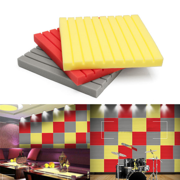 1Pcs 50*50*5cm Soundproofing Acoustic Studio Foam Tiles Wall Panels for KTV