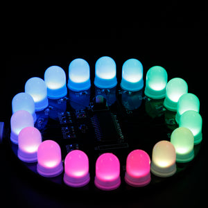 Finished Mini Aurora Suite Kit Electronic DIY Aurora LED 18 Light Diode Luminous Desktop Decorations