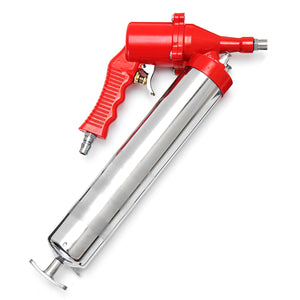 Manual One-Hand Grip Air Pneumatic Compressor Pump Grease Gun Red