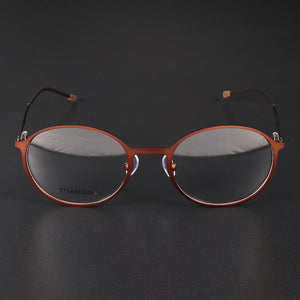 BROADISION Titanium Alloy Glasses Frame IP Vacuum Plating Process Unisex