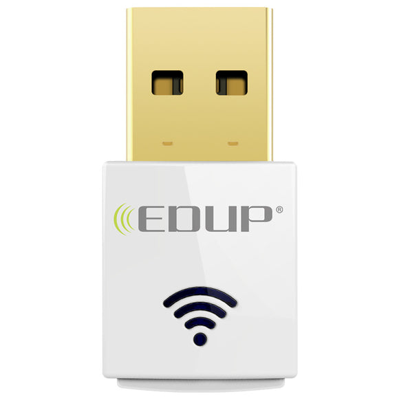 EDUP EP-AC1619 11AC Dual Band 2.4G/5G 600Mbps USB Wifi Dongle Wireless Networking Adapter