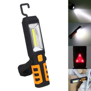 Portable 3W COB LED USB Rechargeable Work Light Magnetic Hanging Torch for Outdoor Camping