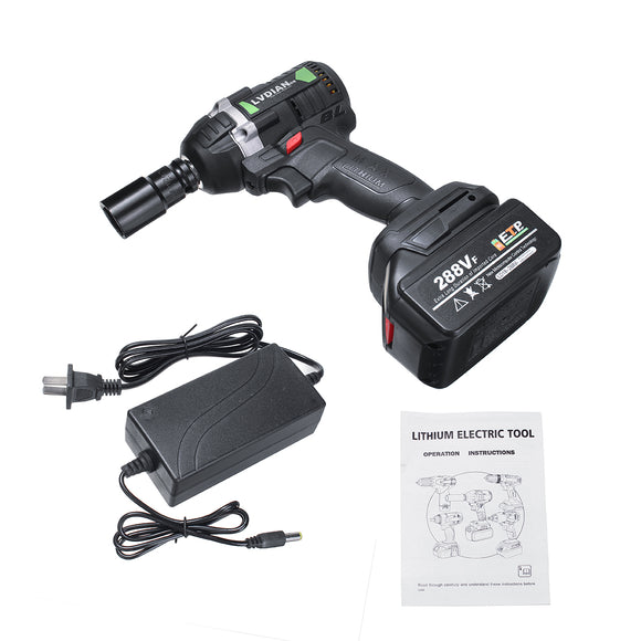 288VF 630N.m Brushless Cordless Electric Impact Wrench 19800mAh Powerful Tool