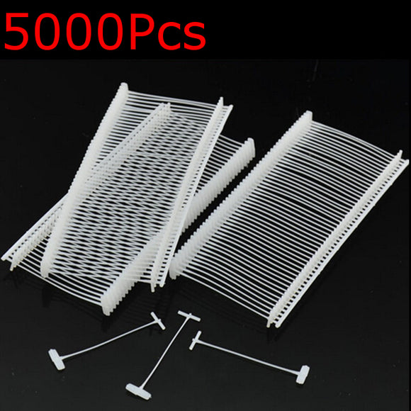 5000Pcs Strong Barbs Fasteners For Garment Brand Price Label Tag Pin Tagging Gun