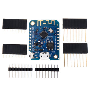 2pcs D1 Mini V3.0.0 WIFI Internet Of Things Development Board Based ESP8266 4MB MicroPython Nodemcu Geekcreit for Arduino - products that work with official for Arduino boards