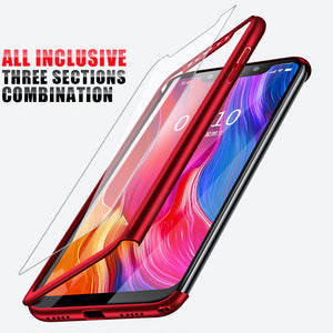 Bakeey 360 Full Body PC Front+Back Cover Protective Case With Screen Protector For Xiaomi Pocophone F1